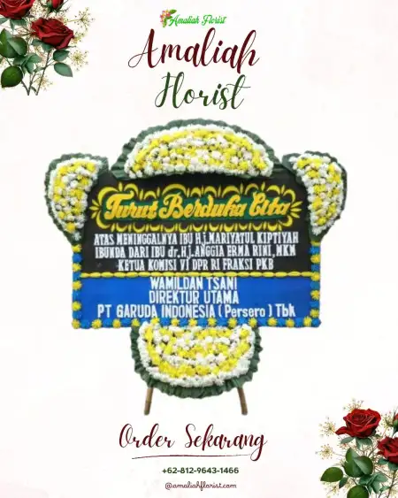 Papan Bunga Duka Monjok Timur