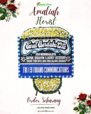Papan Bunga Duka di Monjok Timur